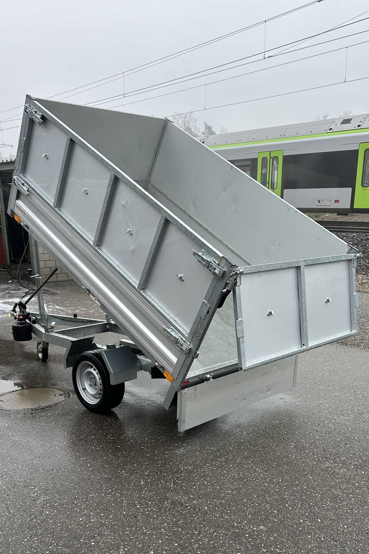 Occasion Humbaur 1-Achs Rückwärtskipper