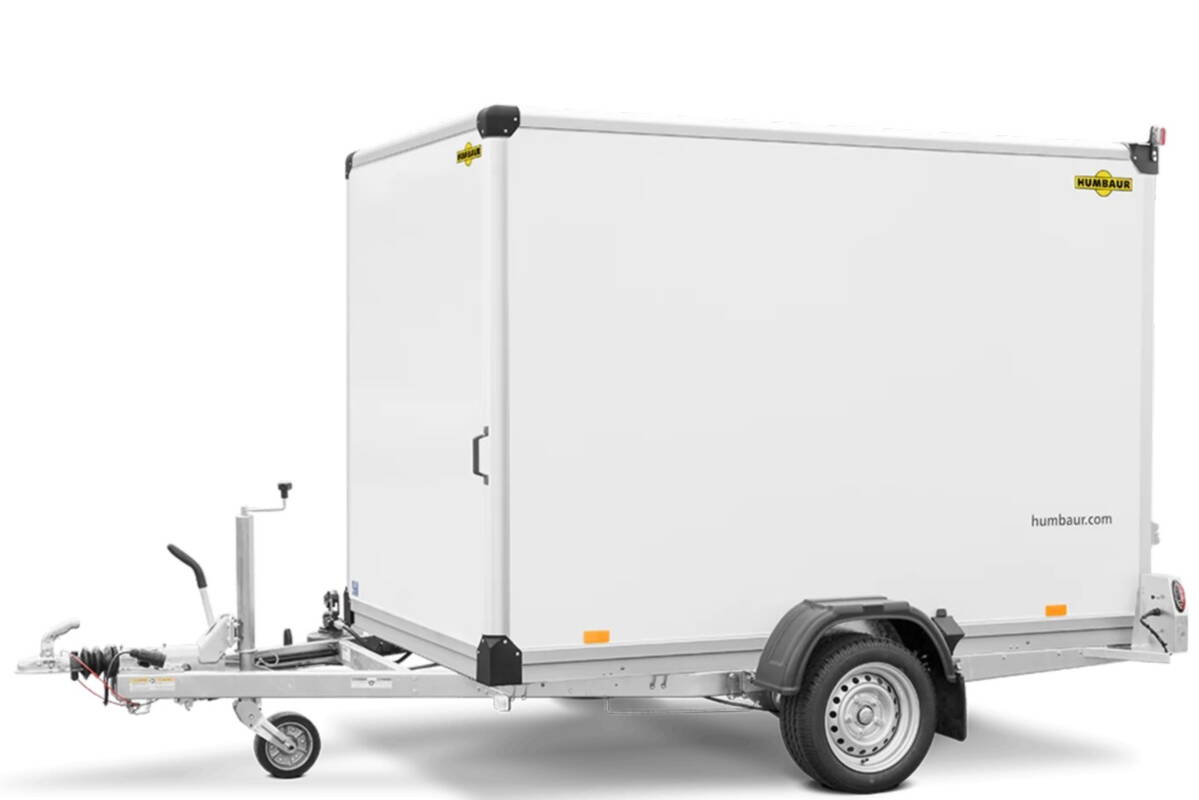 Humbaur Kofferanhänger Einachser Plywood absenkbar